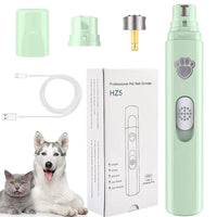 Electric Pet Nail Grinder with LED Light