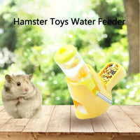 Automatic Hamster Water Feeder with Food Dish