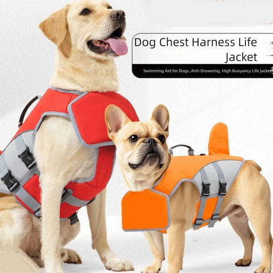 Safety Dog Life Jacket with Rescue Handle