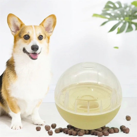 Interactive Treat Dispensing Toy Ball